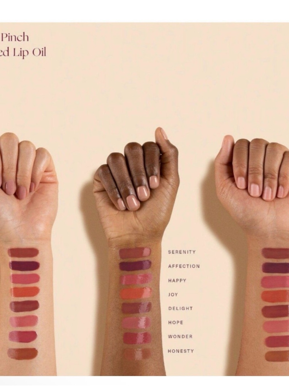 Rare Beauty Tinted Lip Oil -Neutral Shades